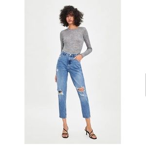 Zara Mom Fit Jeans - Size US 2, 34 EU